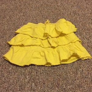 Yellow skirt